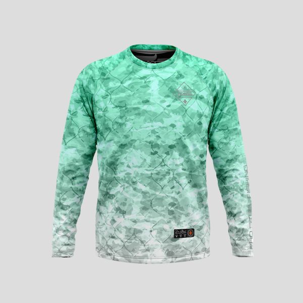Jersey Pro Steel Novo Camo Aqua -L