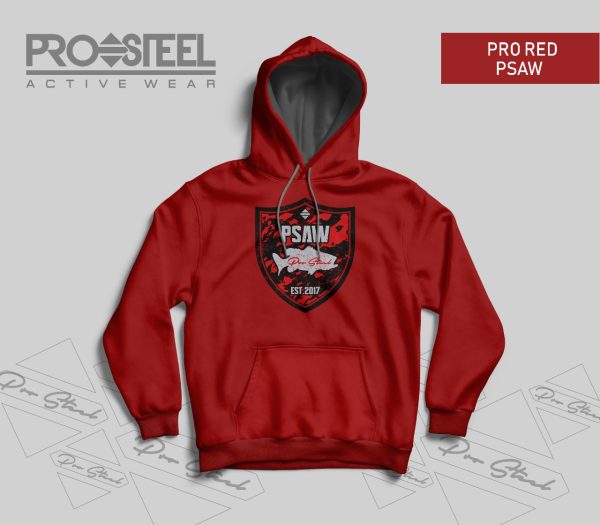 Hoodie Pro Steel Pro Red Psaw -M-