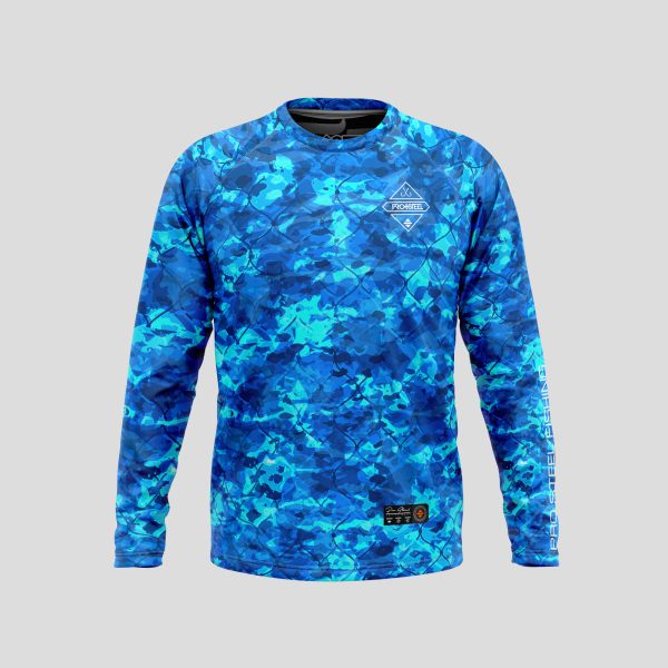 Jersey Pro Steel Novo Camo Blue -XL